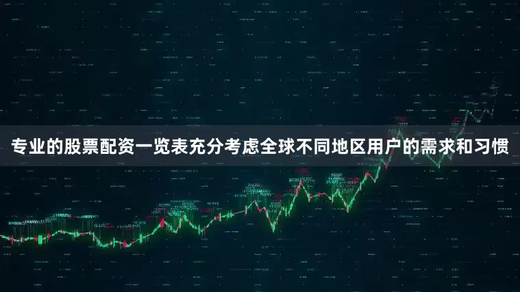 专业的股票配资一览表充分考虑全球不同地区用户的需求和习惯